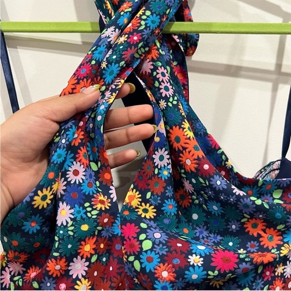 STAUD Kai Floral Print Smocked Top - Picture 3 of 8